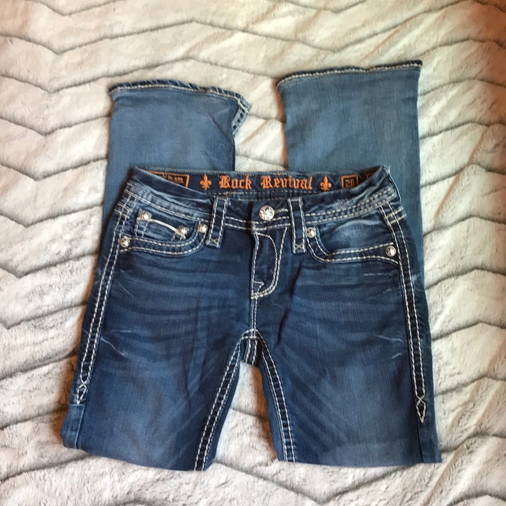 Girls Rock Revival Bootcut Jeans